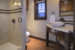 Full Bath on Living and Kitchen Level